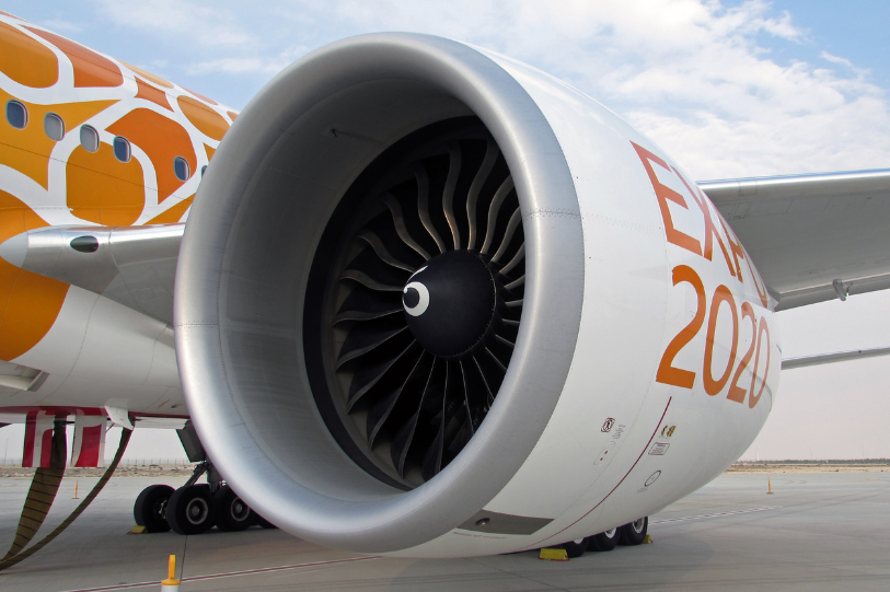 GE90 engine turbine
